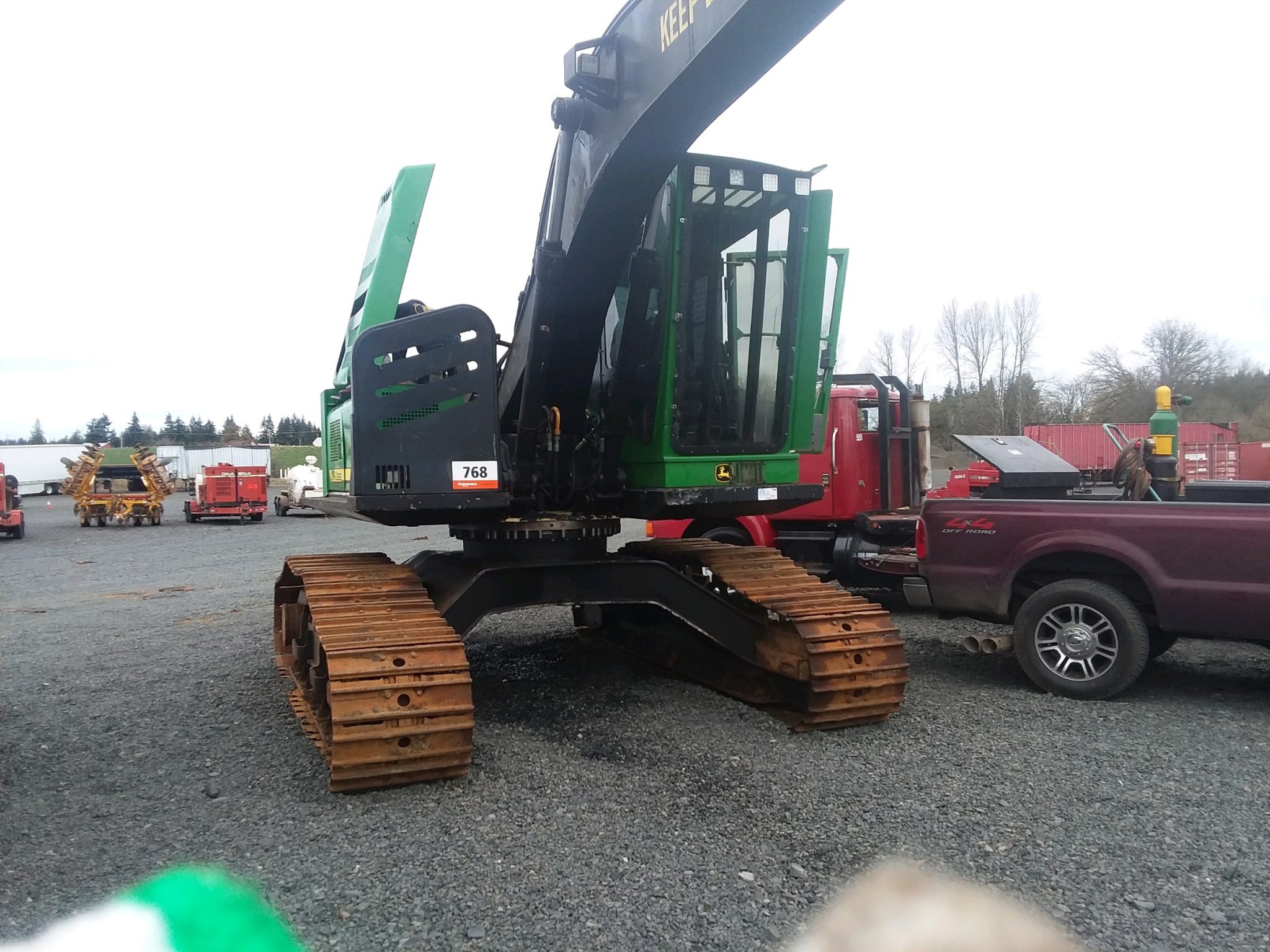 John Deer with attachment